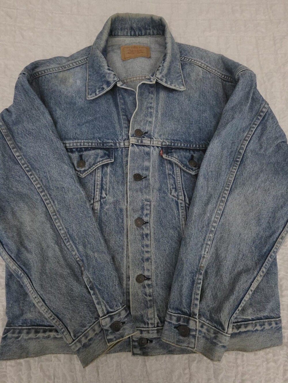 VINTAGE 1991 Levi's 70507-0214 Denim Trucker Jacket - Made in USA